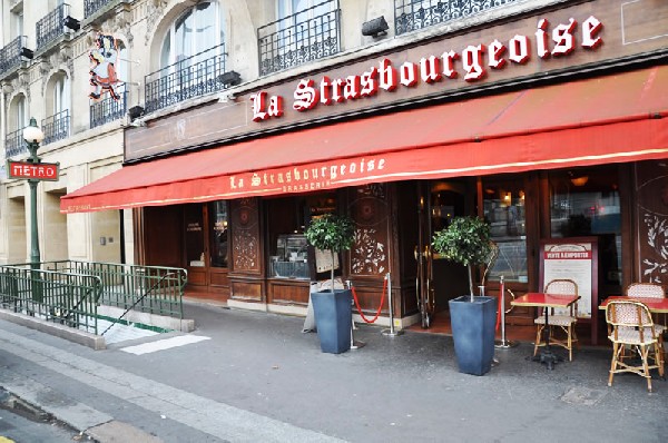 Brasserie parisienne la Strabourgeoise, face à la gare de l'Est (75010)