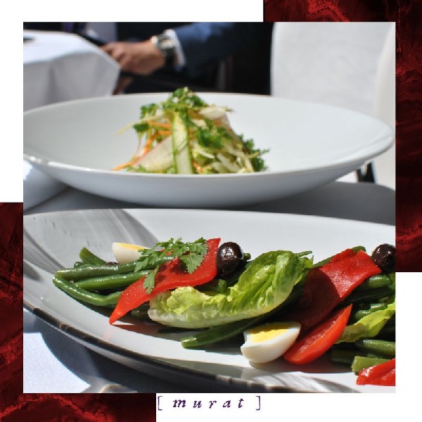 Salade de haricots verts frais façon nicoise, sucrine et ufs de caille du Murat (75016)